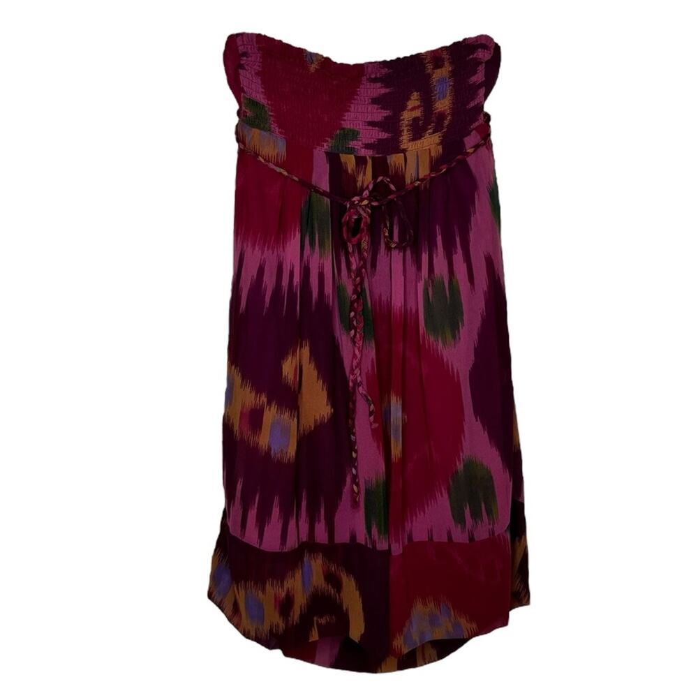 American Eagle Y2K Mini Tube Top Printed Dress Women's Size 4 New NWT